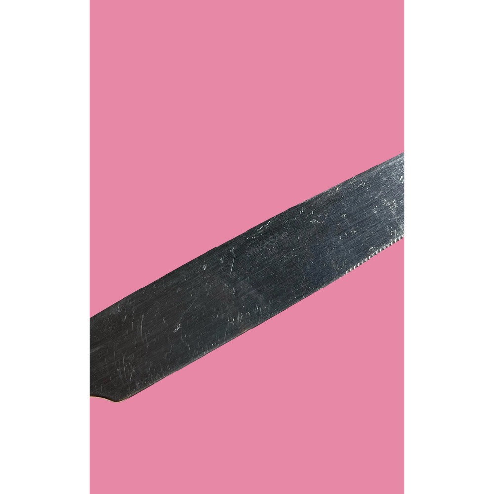 Mikasa Steak Knives Lot of 12 Stainless Steel Serrated Dinner Knives Flatware - Picture 11 of 11